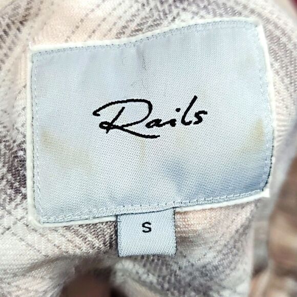 RAILS HUNTER BUTTON DOWN PLAID SHIRT Size S - Picture 5 of 7